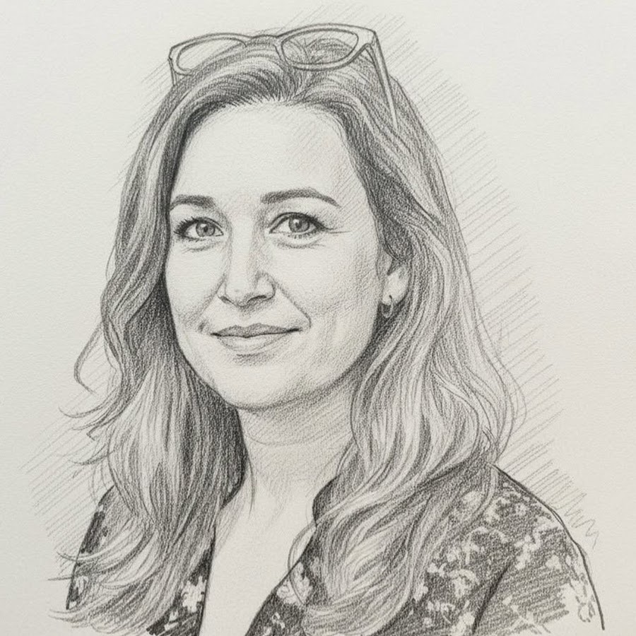 Portrait dessiné de Sabrina Ren